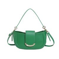 Women's All Seasons Pu Leather Solid Color Streetwear Square Zipper Handbag sku image 4