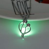 Bisutería Mayoreo Luminosa Árbol De La Vida En Forma De Corazón Collar Colgante Nihaojewelry sku image 36