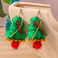 1 Pair Cute Santa Claus Zinc Alloy Drop Earrings main image 6