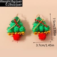 1 Pair Cute Santa Claus Zinc Alloy Drop Earrings main image 9