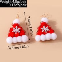 1 Pair Cute Santa Claus Zinc Alloy Drop Earrings main image 10