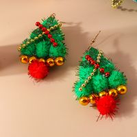 1 Pair Cute Santa Claus Zinc Alloy Drop Earrings sku image 3