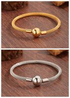 Modern Style Simple Style Commute Round Copper Plating Wristband main image 1
