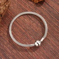 Modern Style Simple Style Commute Round Copper Plating Wristband main image 3