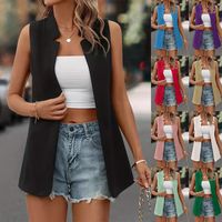 Women's Vacation Solid Color Coat Casual Jacket main image 6