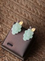 Wholesale Jewelry Cute Grape Synthetic Resin Ear Studs main image 1