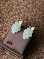 Wholesale Jewelry Cute Grape Synthetic Resin Ear Studs main image 6