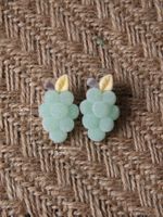 Wholesale Jewelry Cute Grape Synthetic Resin Ear Studs main image 3