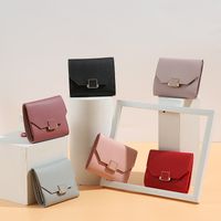 Women's Solid Color Pu Leather Flip Cover Wallets main image 1