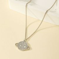 Ig Style Planet Alloy Plating Silver Plated Women's Pendant Necklace main image 1