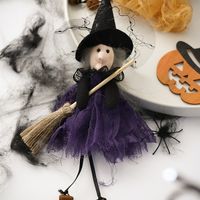 Halloween Cute Funny Witch Nonwoven Polyester Party Festival Doll main image 3