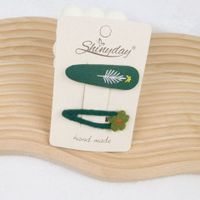 Mode Bogenknoten Tuch Handgemacht Haarklammer 2-teiliges Set sku image 6