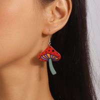 1 Pair Cute Dinosaur Printing Zinc Alloy Drop Earrings sku image 5