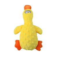 2023 New Pet Toy Sound Plush Duck Dog Interactive Bite-resistant Noise Paper Toy Cat Dog Supplies Wholesale sku image 3
