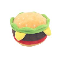 Cute Hamburger Pet Plush Sound Toy main image 3