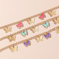 Princess Sweet Butterfly Alloy Butterfly Alloy Women's Bracelets main image 2