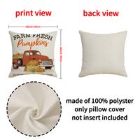 Classical Color Block Linen Pillow Cases main image 5