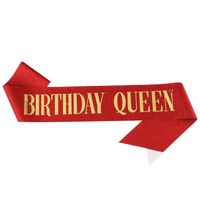 Birthday Letter Glitter Cloth Party Costume Props 1 Piece sku image 35