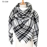 Women's Modern Style Color Block Imitation Cashmere Scarf sku image 5