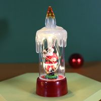 Christmas Cartoon Style Christmas Tree Santa Claus Snowman Plastic Indoor Daily Candle main image 5