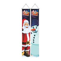 Christmas Cartoon Style Santa Claus Polyester Flag sku image 5