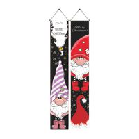 Christmas Cartoon Style Santa Claus Polyester Flag sku image 11