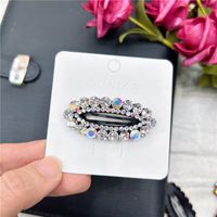 Simple Style Oval Rhinestone Hair Clip sku image 3