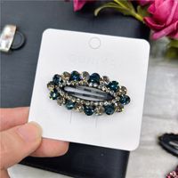 Simple Style Oval Rhinestone Hair Clip sku image 6