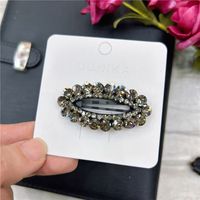 Simple Style Oval Rhinestone Hair Clip sku image 7