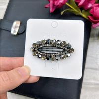 Simple Style Oval Rhinestone Hair Clip sku image 14