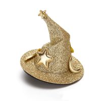 Cute Vintage Style Star Moon Cloth Hair Clip main image 4