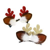 Cute Funny Antlers Cloth Hair Clip main image 4