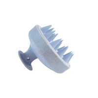 Casual Solid Color Abs Silica Gel Shampoo Brush main image 4