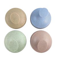 Casual Solid Color Abs Silica Gel Shampoo Brush main image 2