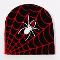 Unisex Hip-hop Vintage Style Spider Spider Web Eaveless Wool Cap sku image 6