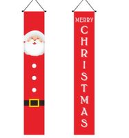 Christmas Cartoon Style Santa Claus Polyester Flag sku image 48