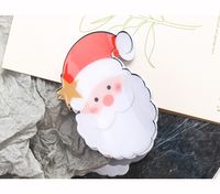 Women's Cute Christmas Hat Christmas Tree Santa Claus Plastic Hair Clip main image 3