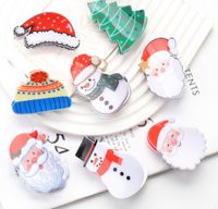 Women's Cute Christmas Hat Christmas Tree Santa Claus Plastic Hair Clip main image 2