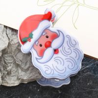 Women's Cute Christmas Hat Christmas Tree Santa Claus Plastic Hair Clip sku image 4