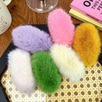 Simple Style Solid Color Cloth Hair Clip main image 1