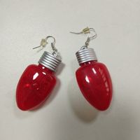 Wholesale Jewelry Cartoon Style Solid Color Plastic Drop Earrings main image 3