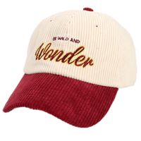 Women's Classic Style Letter Embroidery Flat Eaves Baseball Cap main image 2