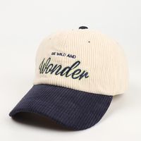 Women's Classic Style Letter Embroidery Flat Eaves Baseball Cap sku image 3
