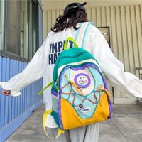 Color Block Casual Holiday School Women's Backpack main image 6