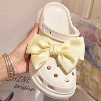 Bow Knot Shoe Accessories Cloth Slippers Summer Shoe Buckle main image 5