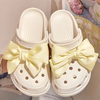 Bow Knot Shoe Accessories Cloth Slippers Summer Shoe Buckle sku image 2
