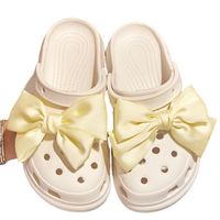Bow Knot Shoe Accessories Cloth Slippers Summer Shoe Buckle main image 4