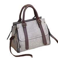 Femmes Moyen Toutes Les Saisons Faux Cuir Couleur Unie Style Classique Carré Fermeture Éclair Sac À Main main image 4