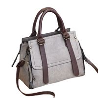 Women's Medium All Seasons Pu Leather Solid Color Classic Style Square Zipper Handbag main image 4