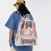 Waterproof Solid Color Casual Women's Backpack main image 4